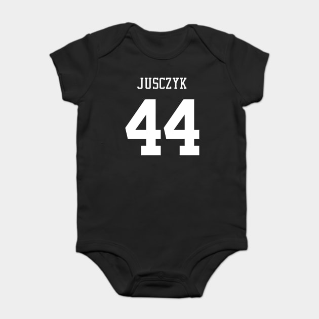 Kyle Jusczyk Baby Bodysuit by telutiga